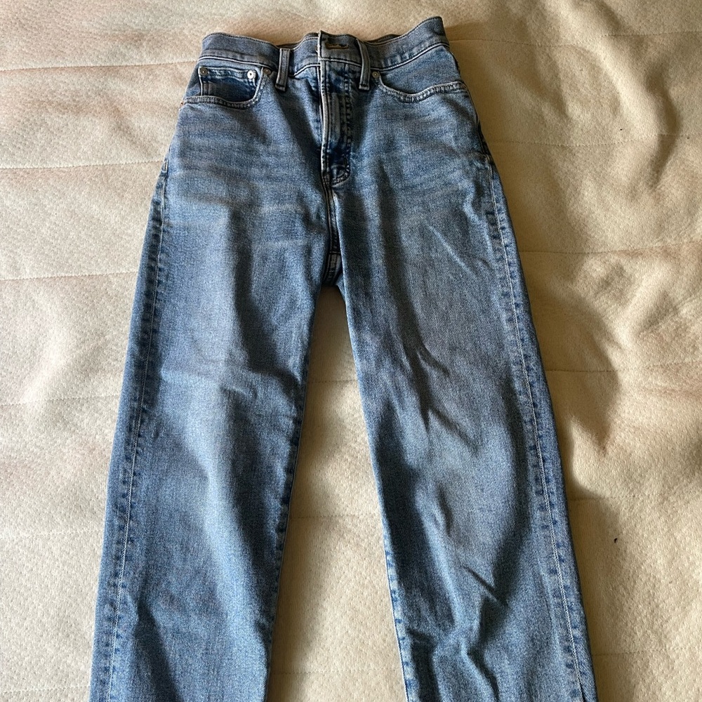 Madewell size 26 straight crop vintage